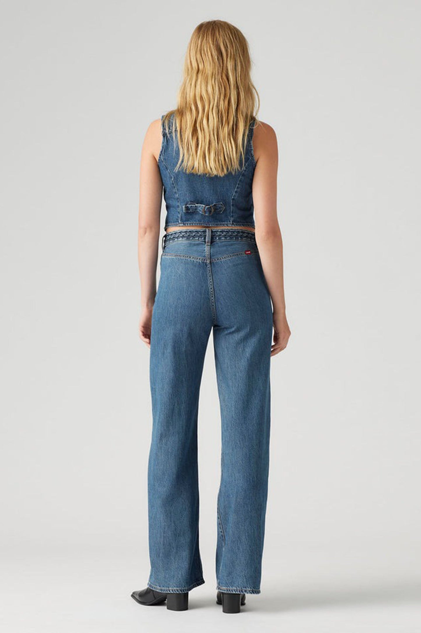 Levi's Ribcage Braided Wide Leg Jeans