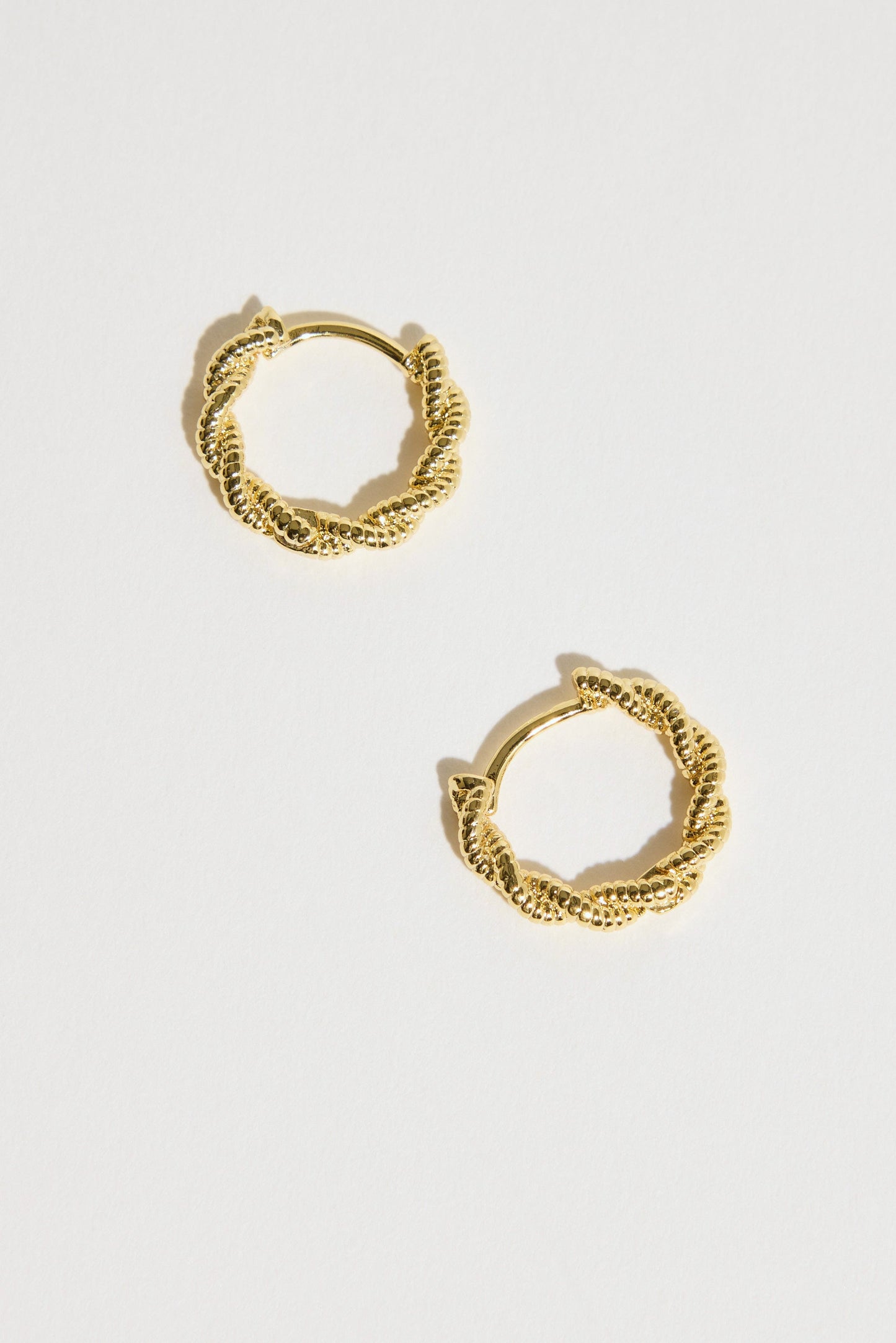 Atelier 19 Twisted Huggie Earrings
