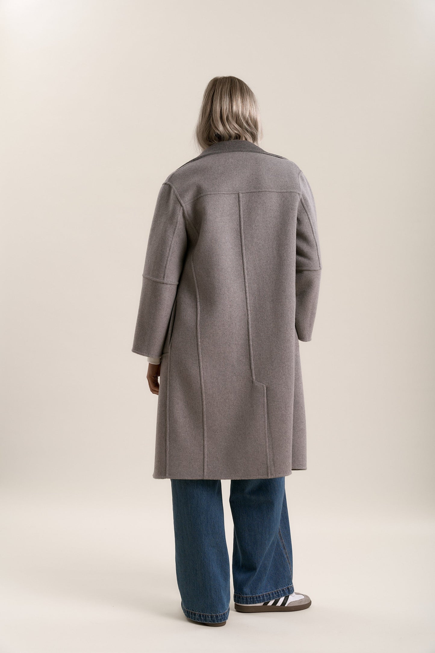 Nellie Reversible Wool Blend Coat