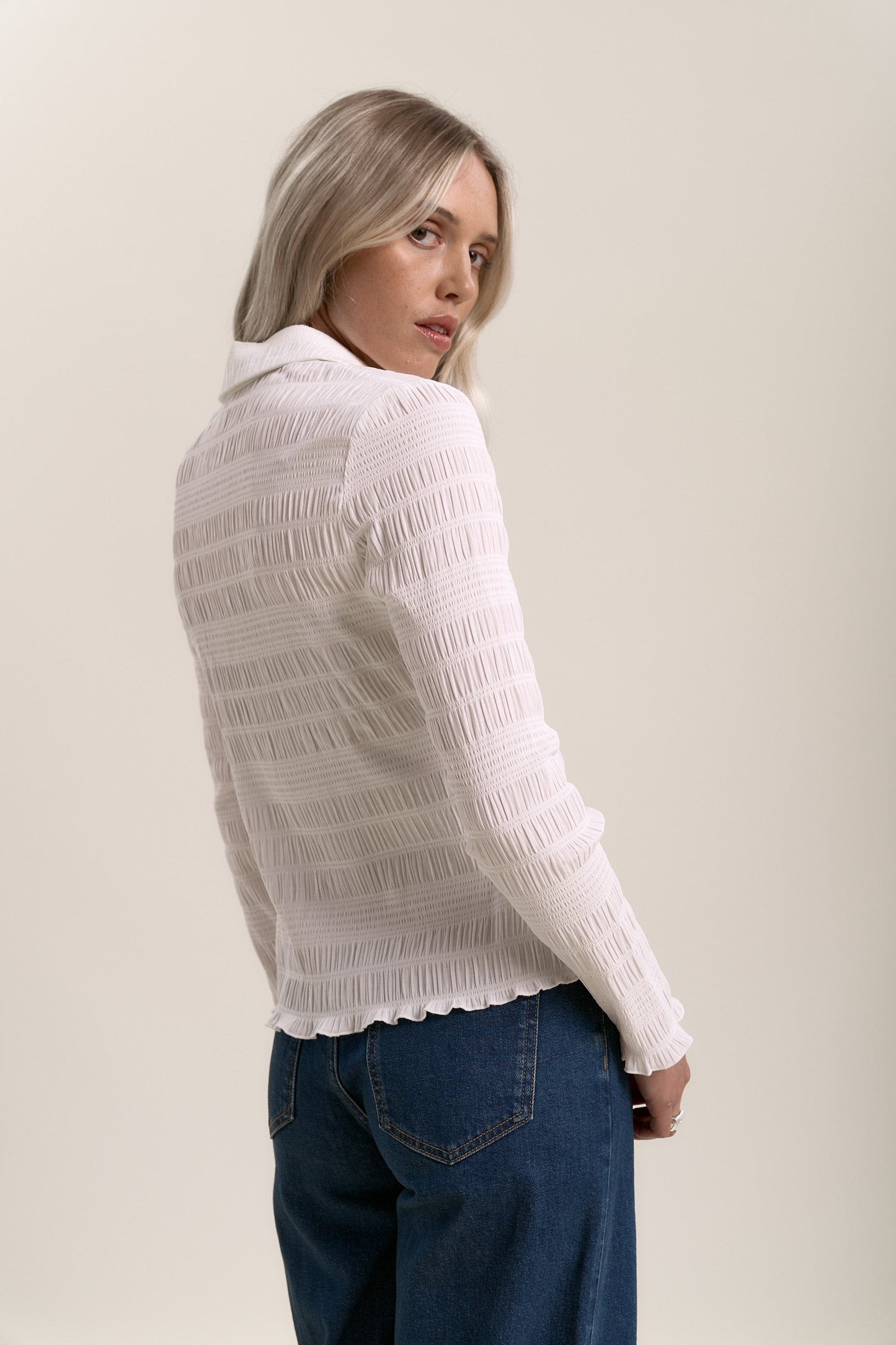 Tahlia Shirred Detail Shirt