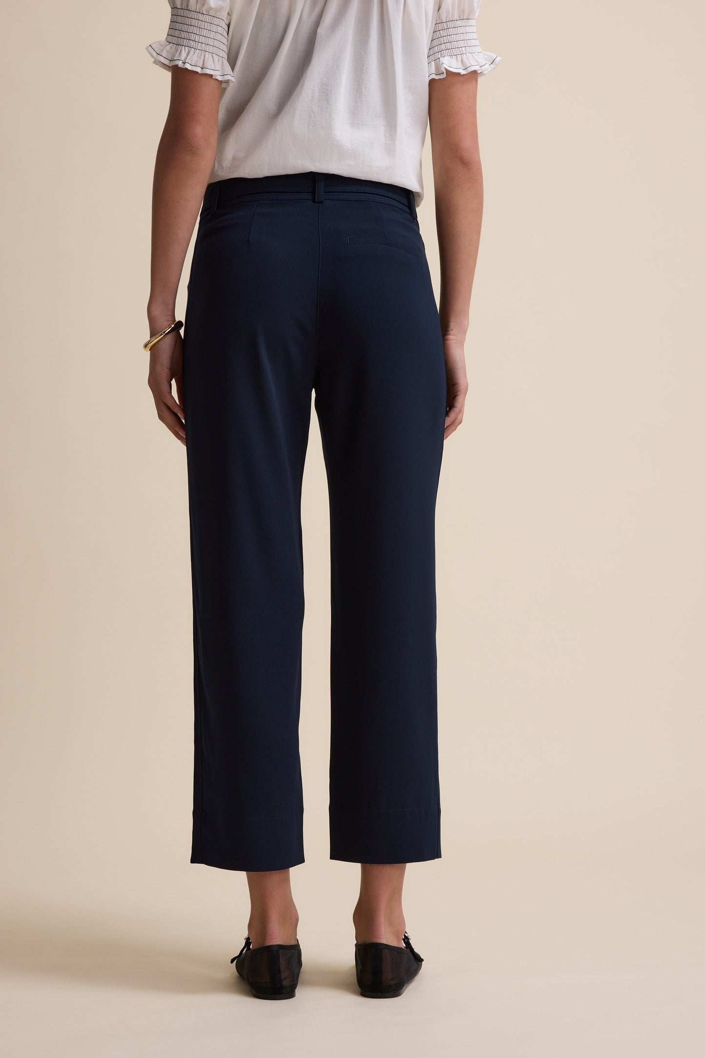 The Easy Care Belted Pants