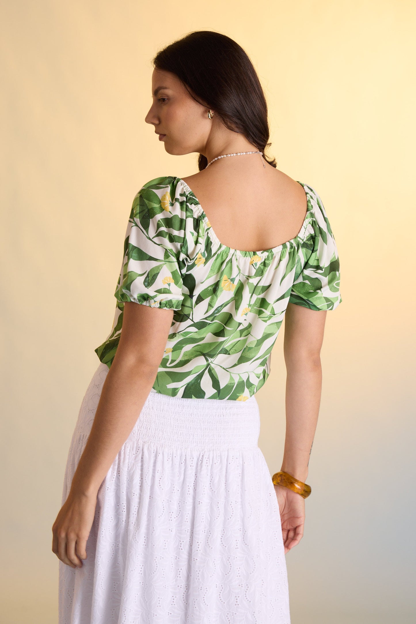 Elementary Convertible Sleeve Blouse