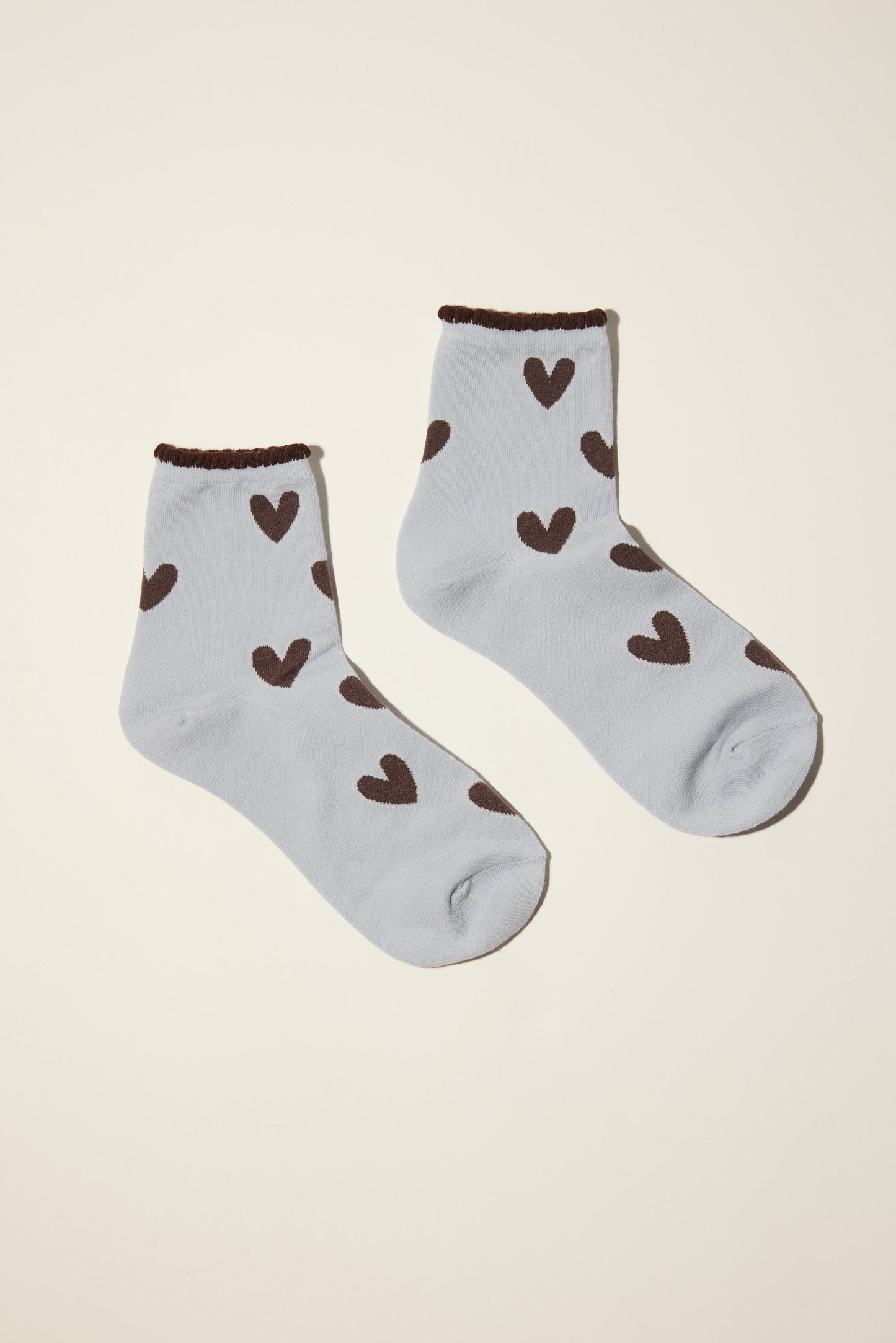 Grace Heart Crew Socks