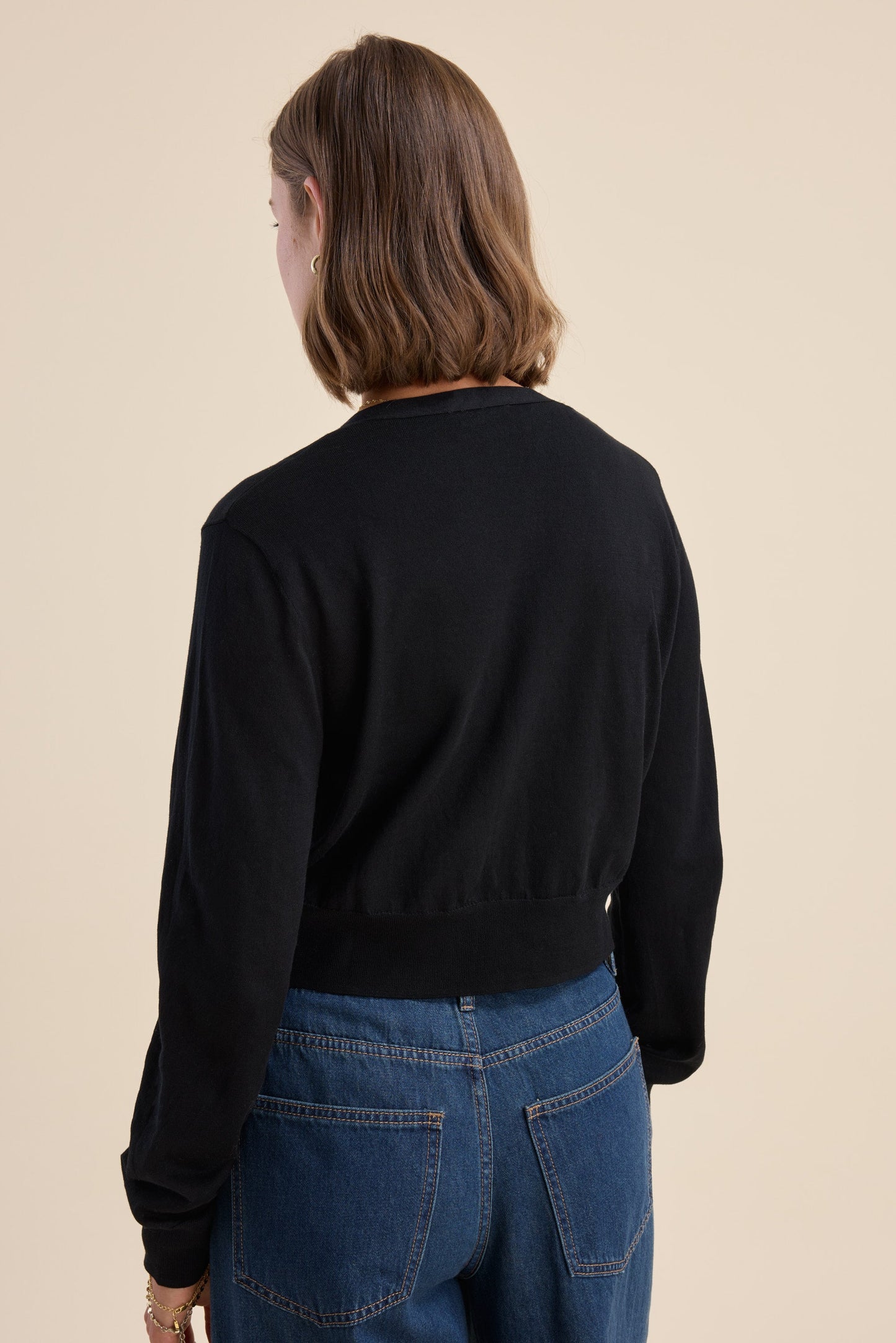 Stella Lightweight Cropped Cardigan