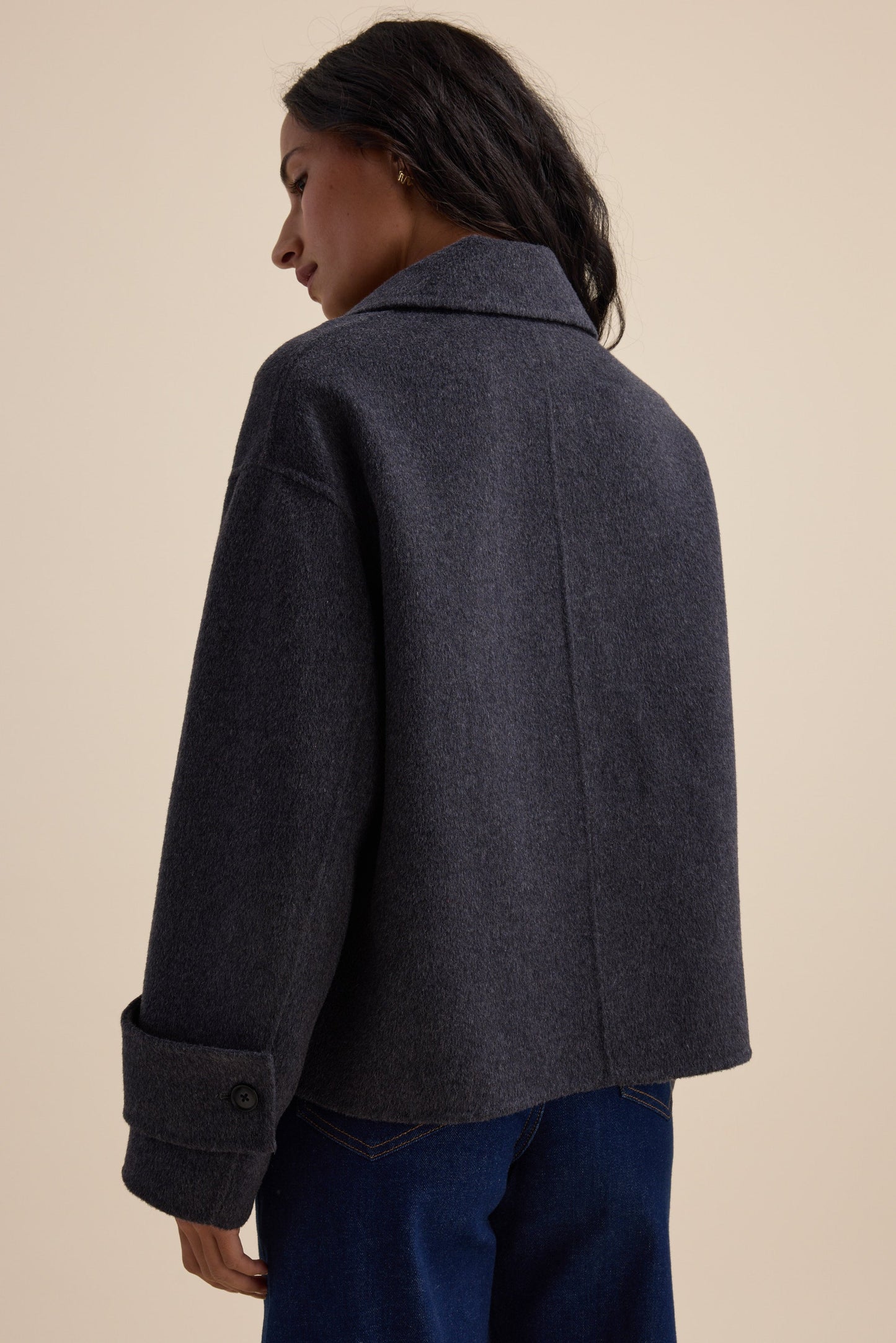 The Double Breasted Wool Blend Coat