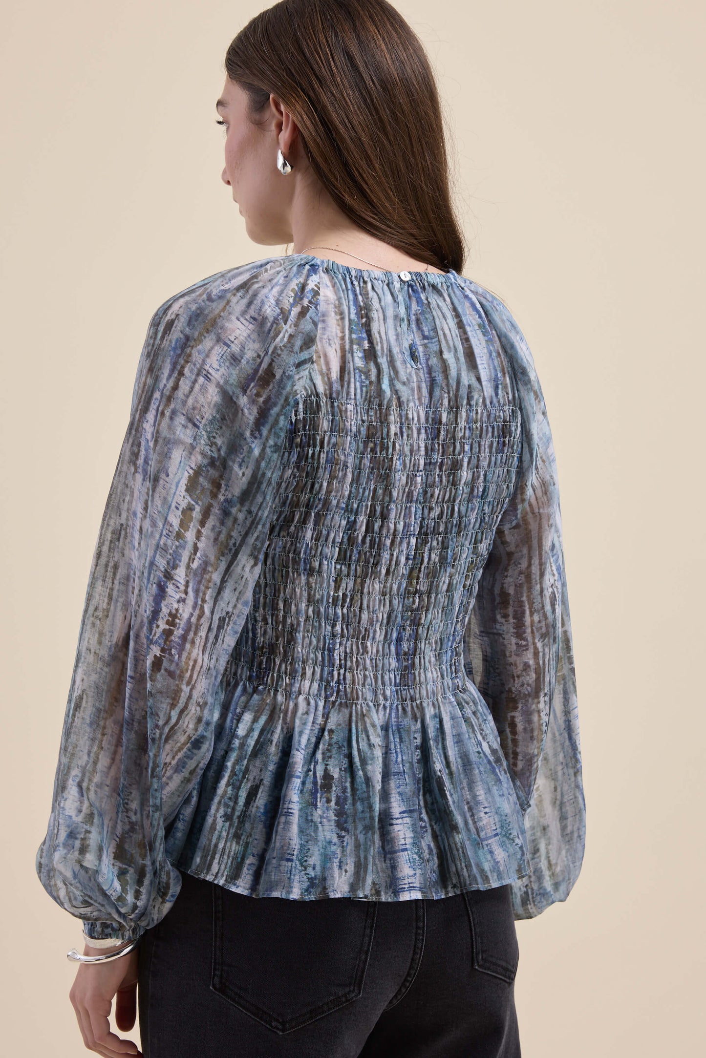 Mitch Shirred Top