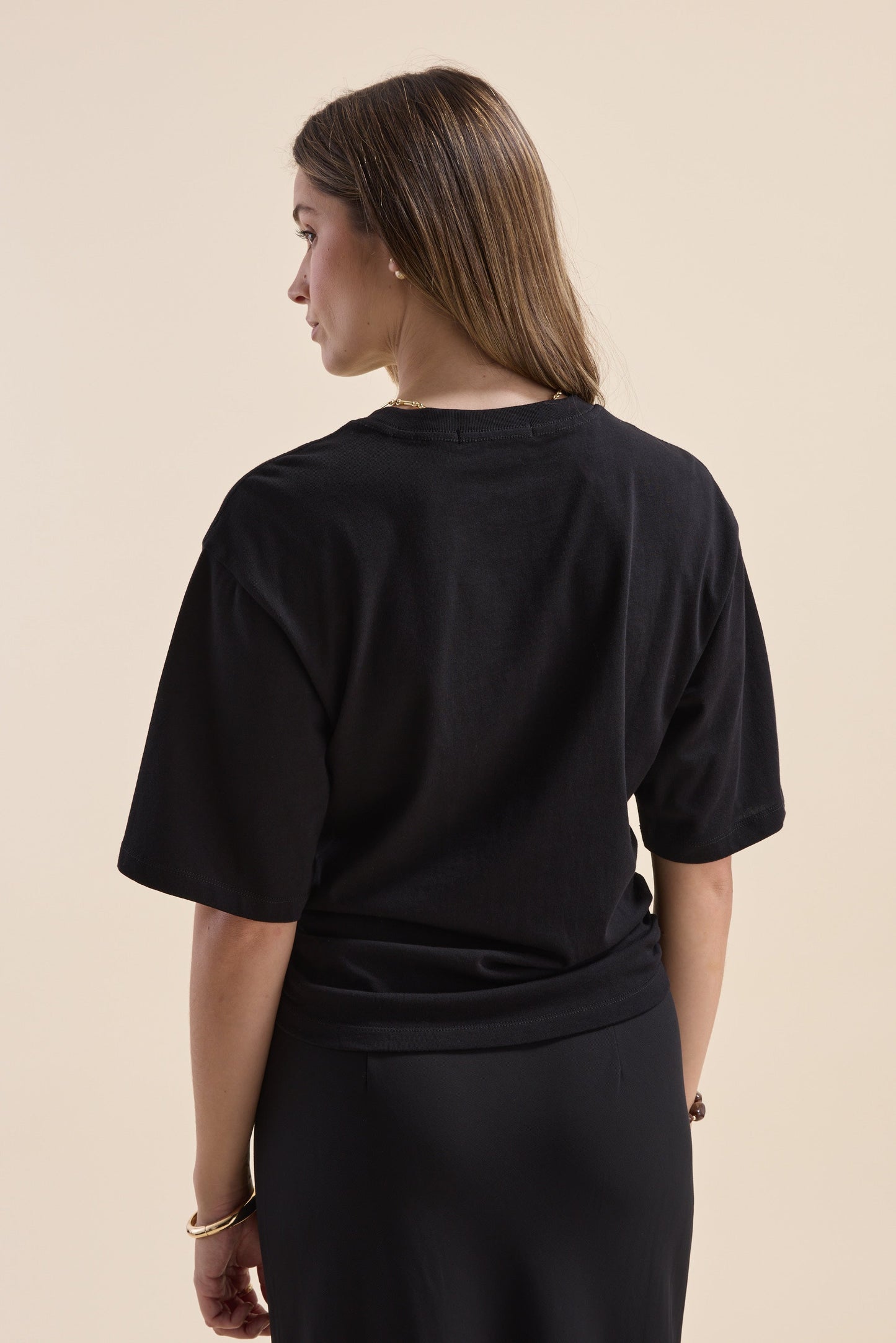 Genevie Gather Detail Tee