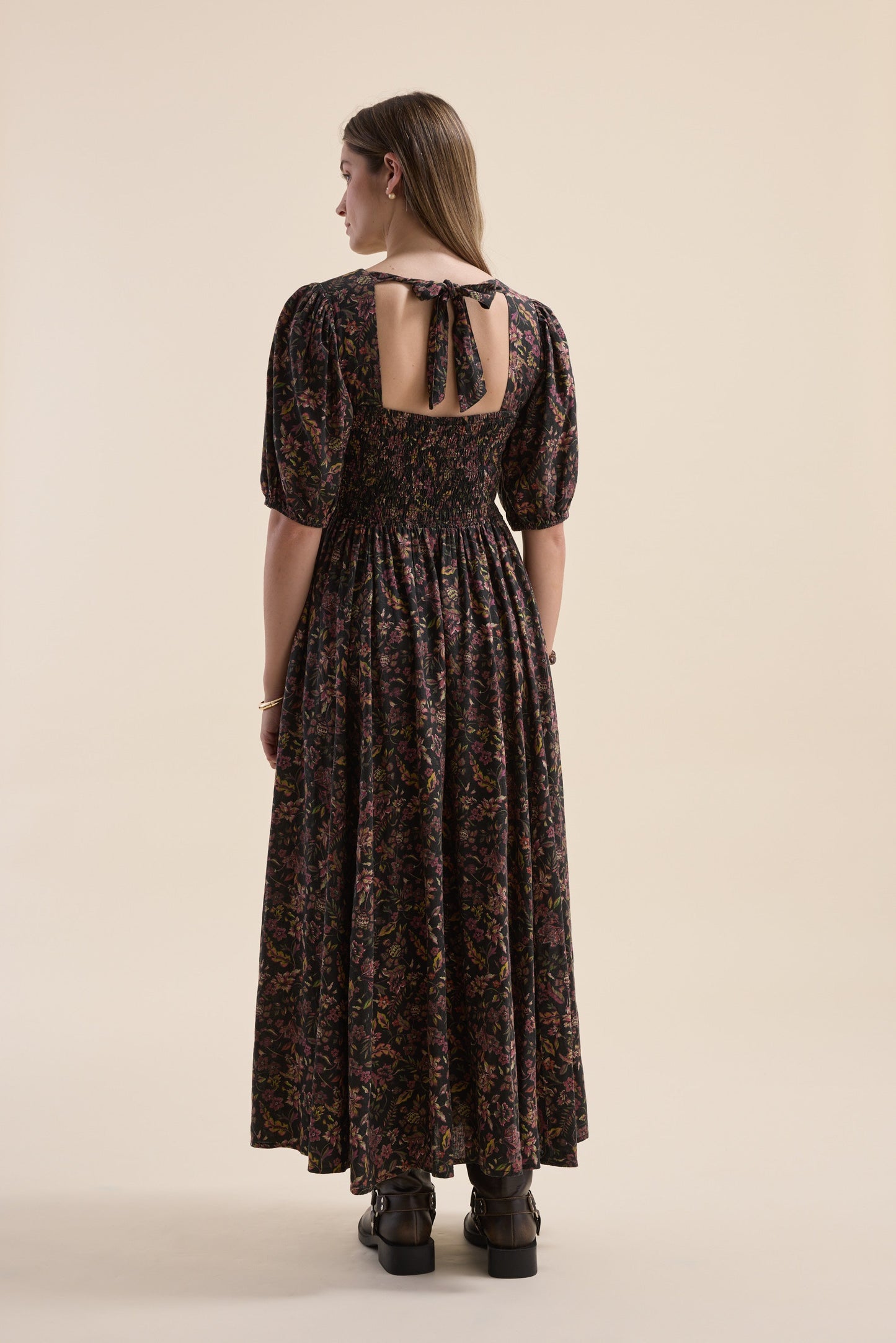Elementary Shirred Bodice Dress