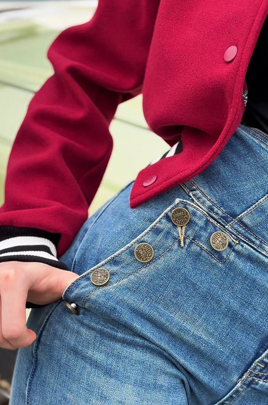 Brooklyn Wide Leg Jean (Light Denim)