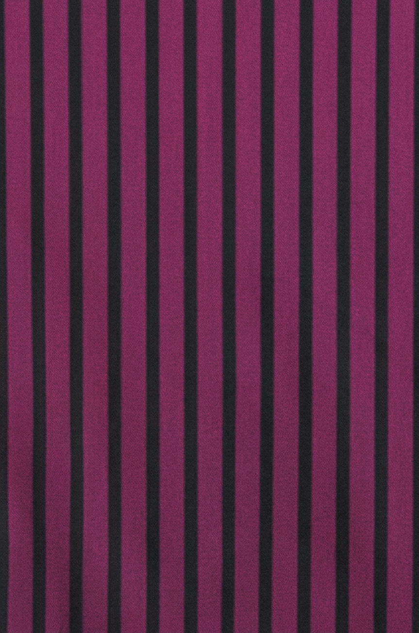 Office Affair Classic Belted Skirt (Stripe)