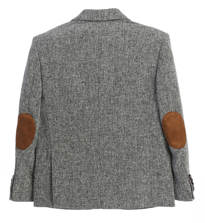 Boy's Lightweight Formal Tweed Blazer Jacket