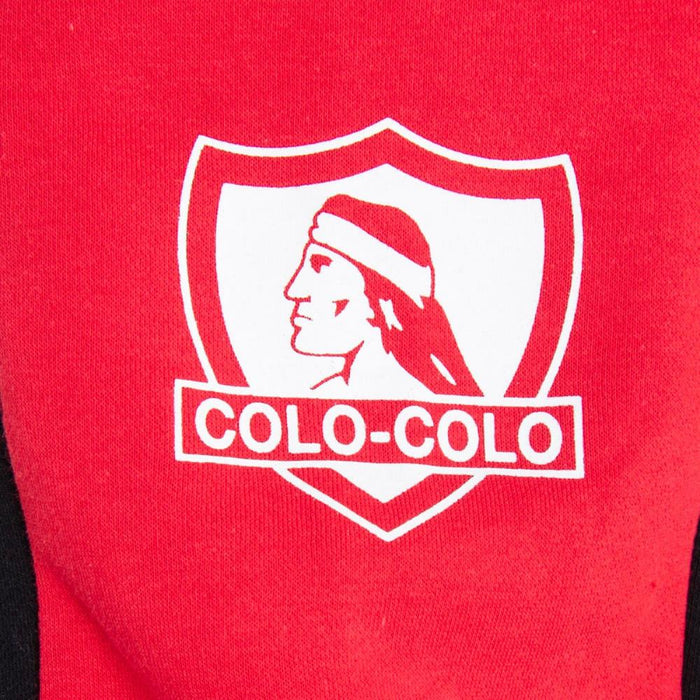 Buzo Colo Colo Urbano Negro Blanco Rojo