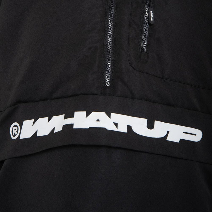 Cortaviento WHATUP Half Zipper Hombre I2381 Negro