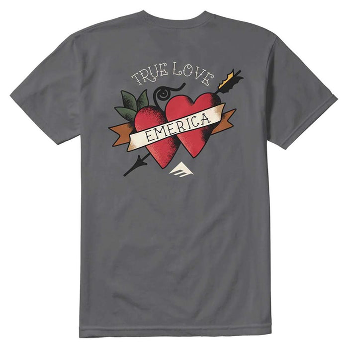 Polera Love Triangle Tee Charcoal