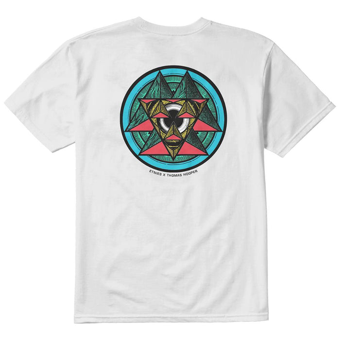 Polera x Thomas Hooper Abstract White