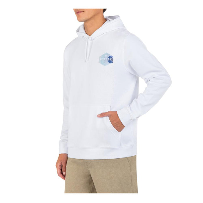 Poleron Hoodie Seaside Fleece White