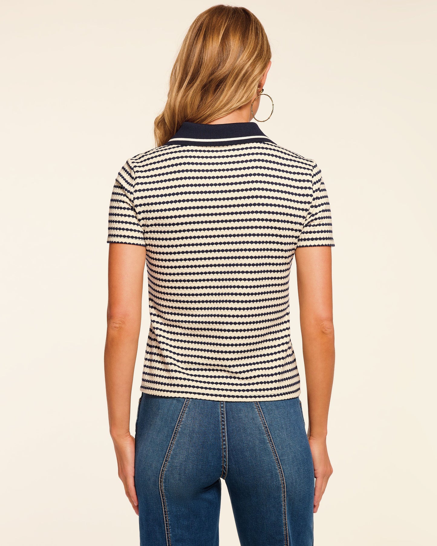 Simone Knit Polo T-Shirt