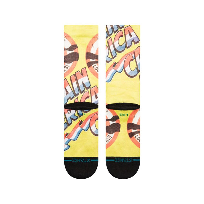 Stance Sock Men Captain America No Cavities Yellow