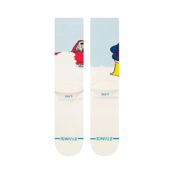 Stance Sock Unisex Mr Plow light blue