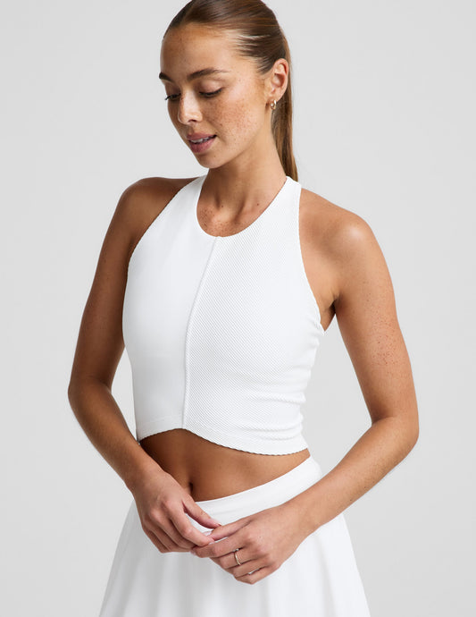Impulse Ribbed High Neck Tank