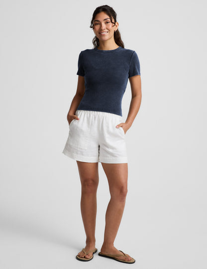 On Repeat Rib Baby Tee