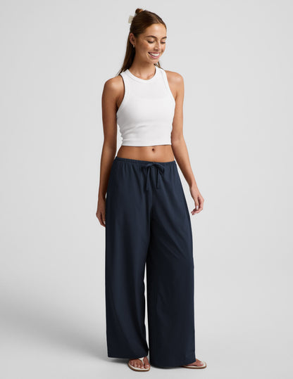 Solstice Drawstring Wide Leg Pant 31"