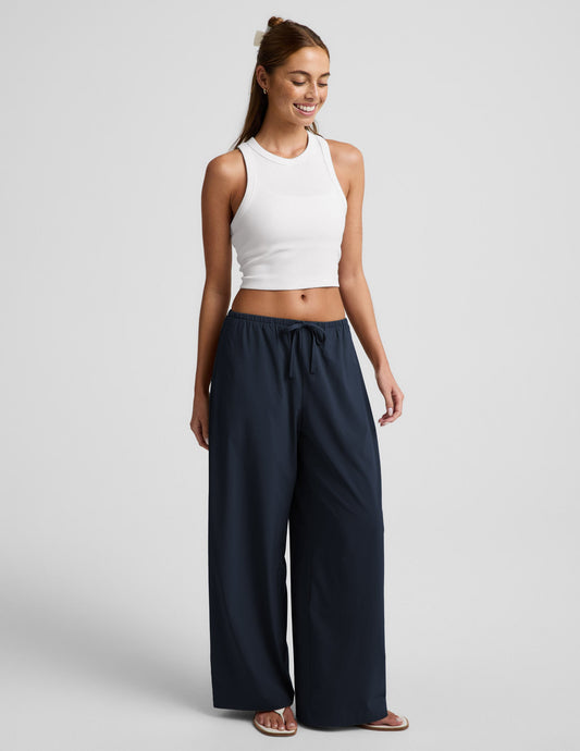 Solstice Drawstring Wide Leg Pant 31"