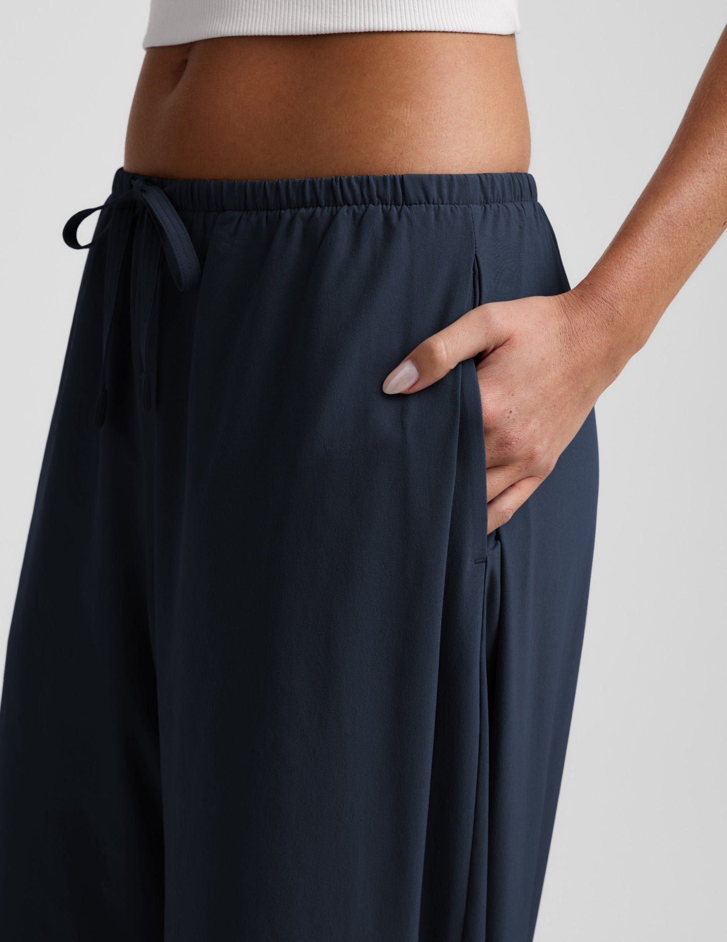 Solstice Drawstring Wide Leg Pant 31"