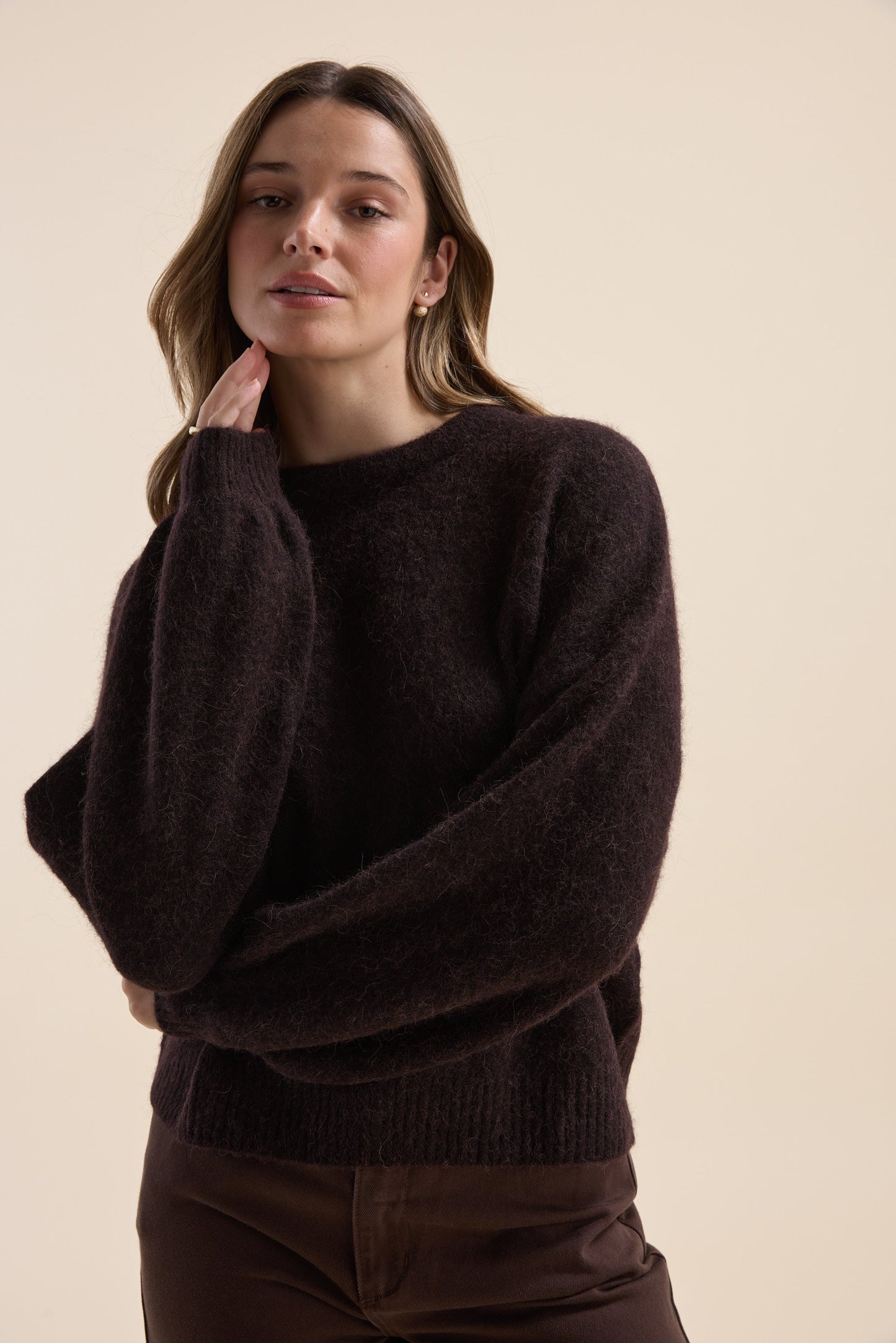 The Luxe Whisper Crew Neck Sweater