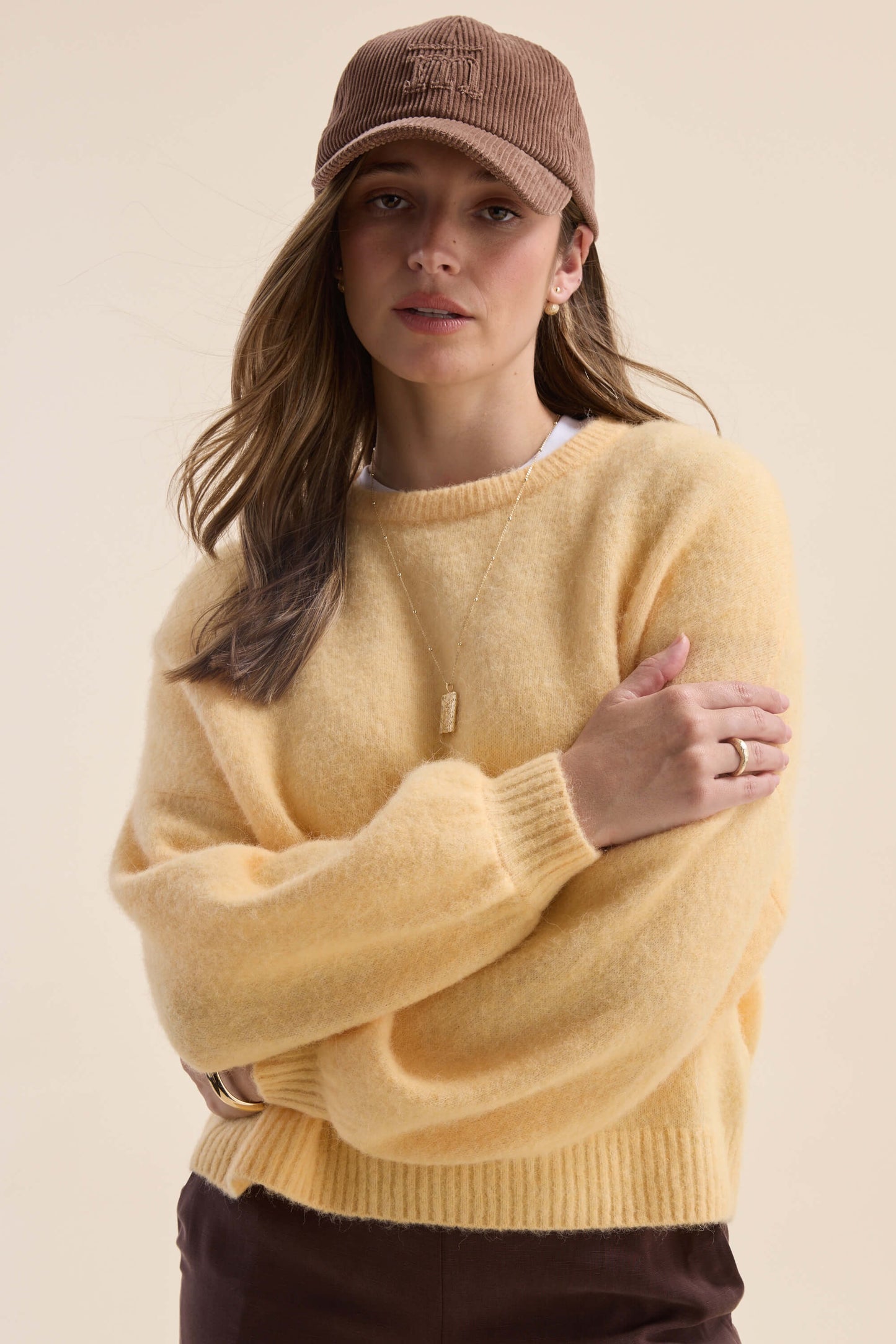 The Luxe Whisper Crew Neck Sweater