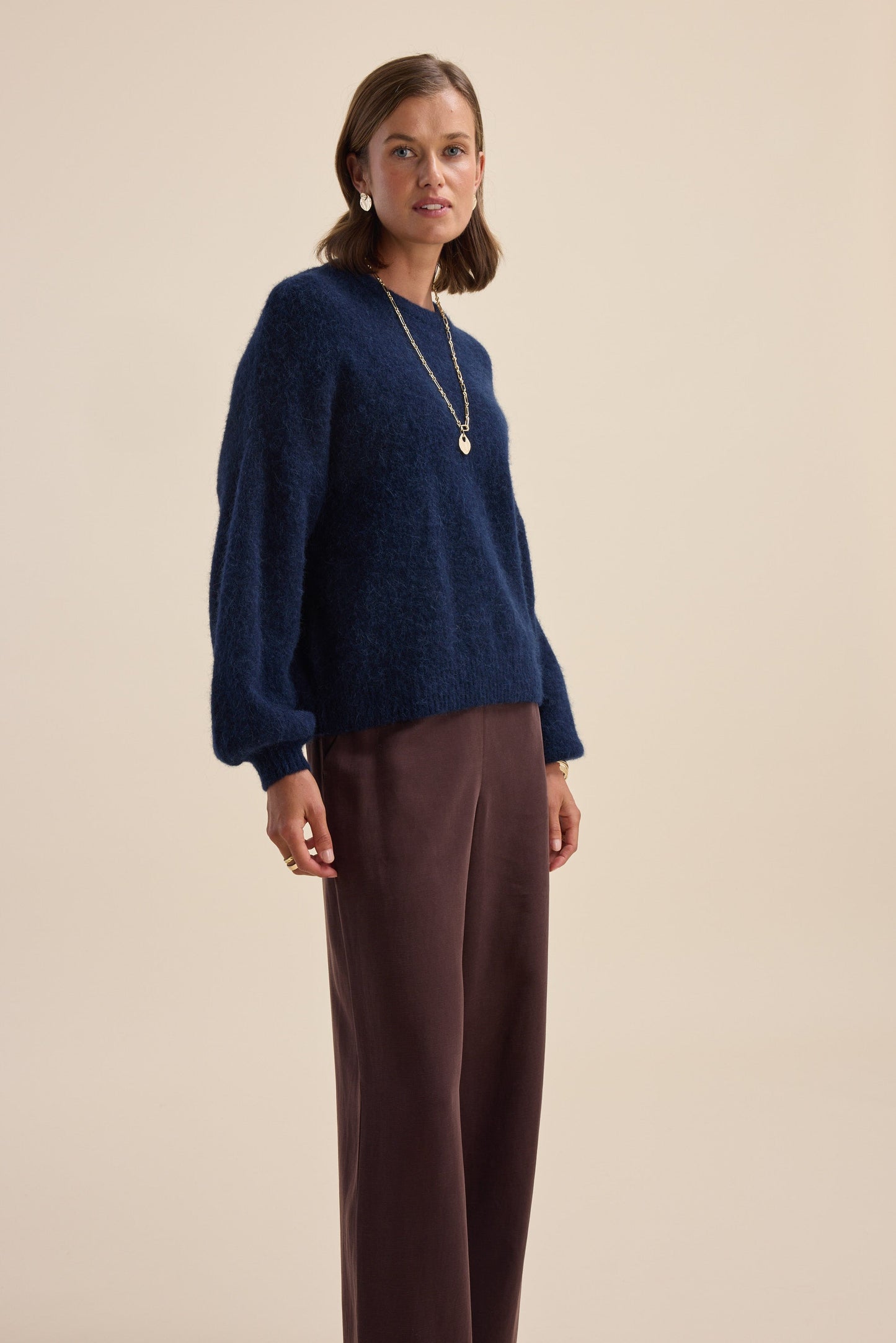 The Luxe Whisper Crew Neck Sweater