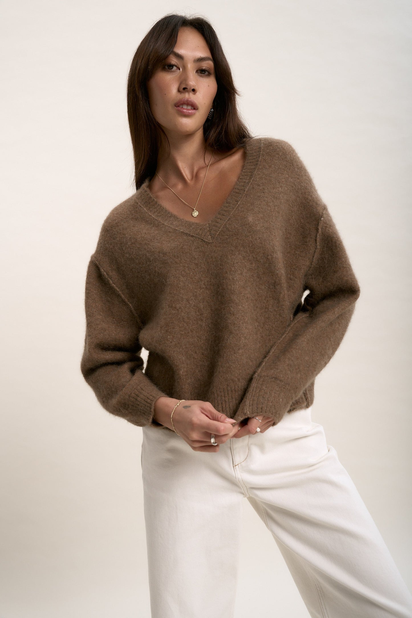 The Luxe Whisper V Neck Sweater
