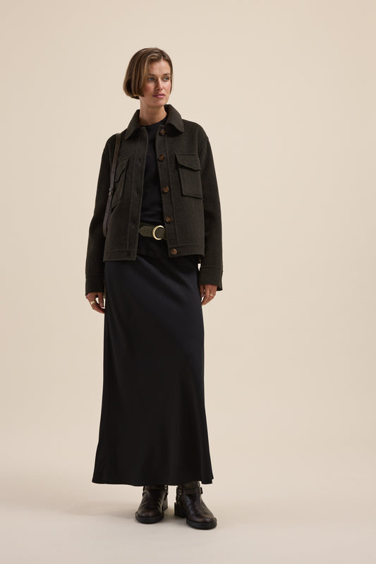 The Maxi Slip Skirt