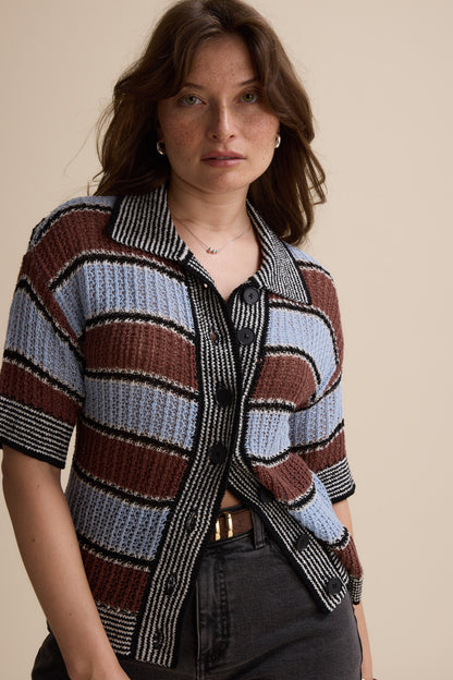 Elementary Collared Cardigan