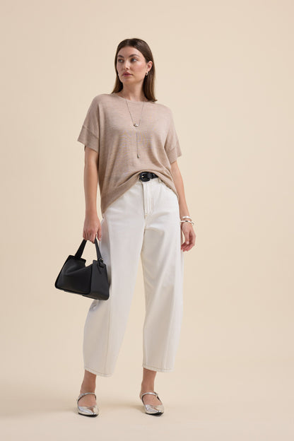 The Merino Silk Knit Tee