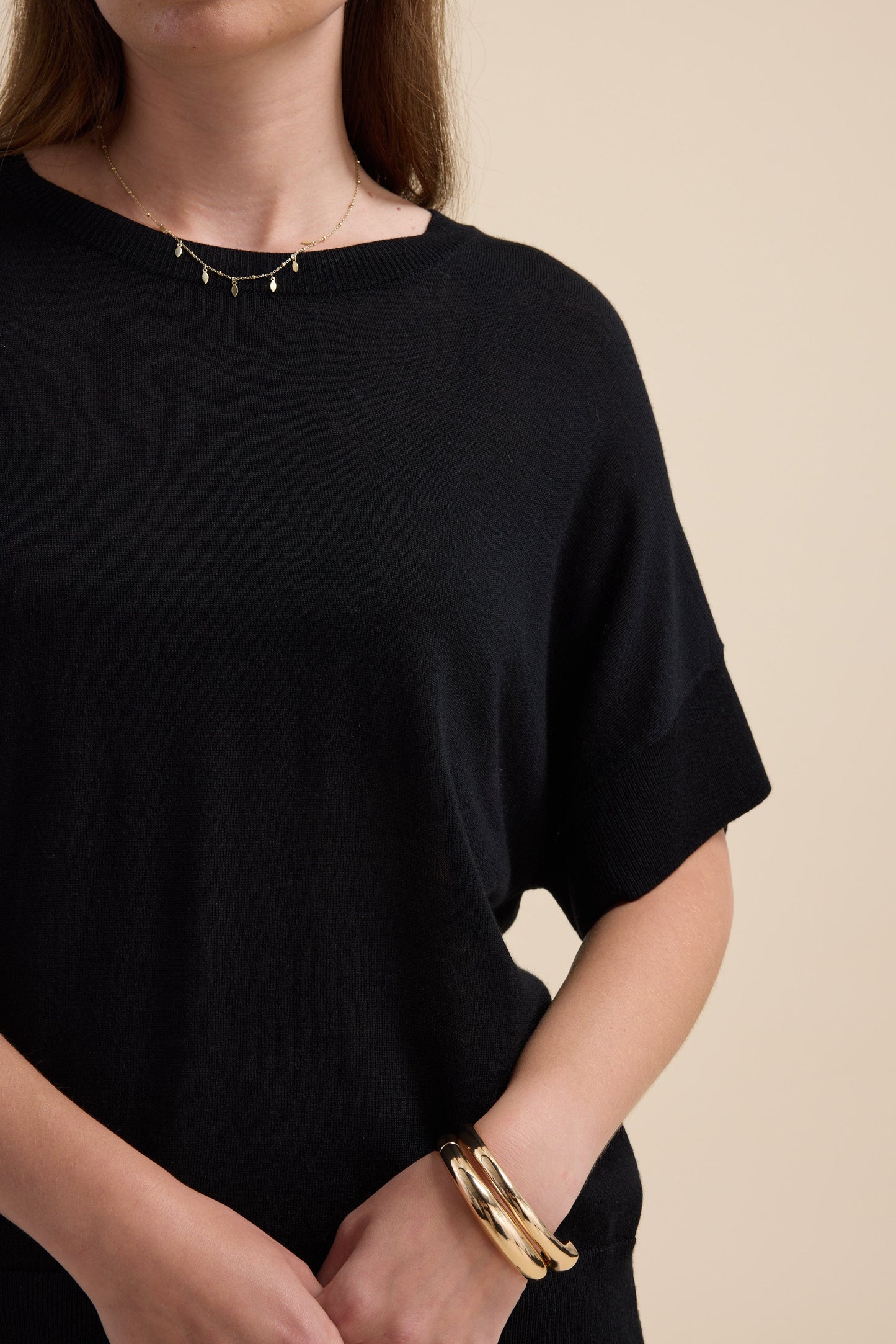 The Merino Silk Knit Tee