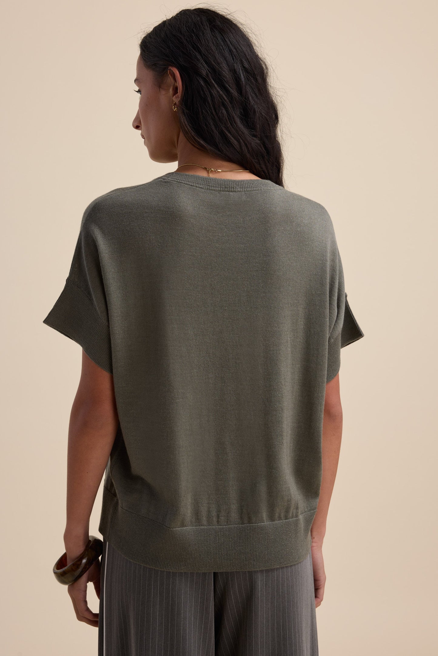 The Merino Silk Knit Tee