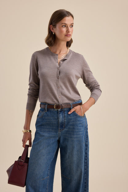 The Merino Silk Cardigan