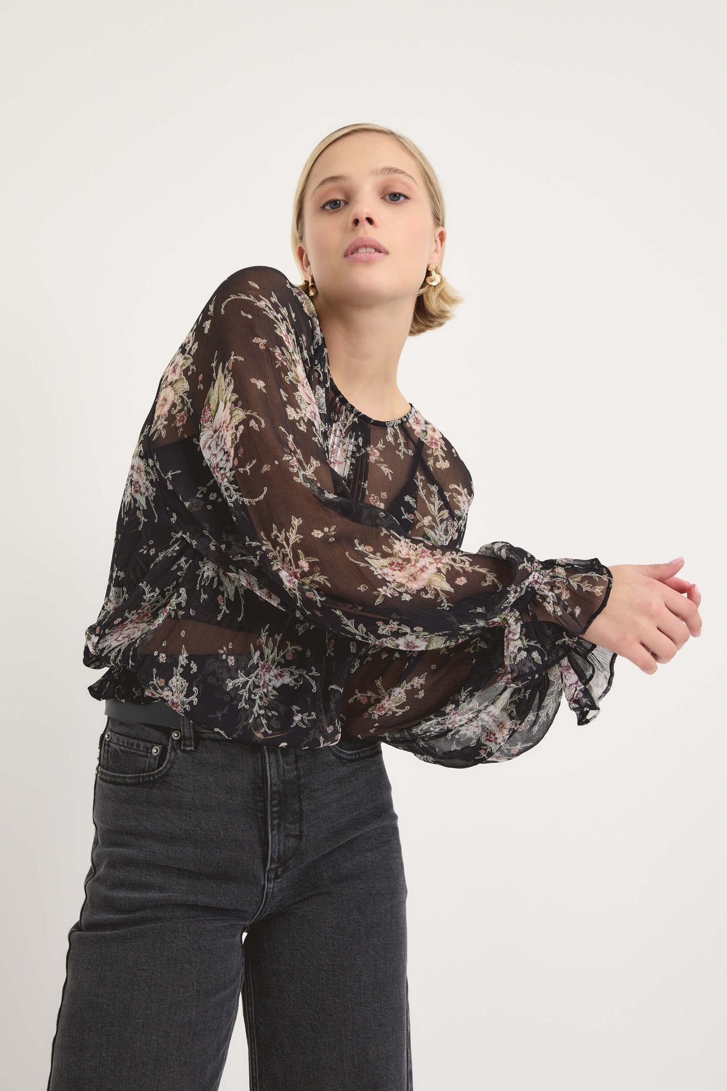 Ingrid Tuck Detail Blouse