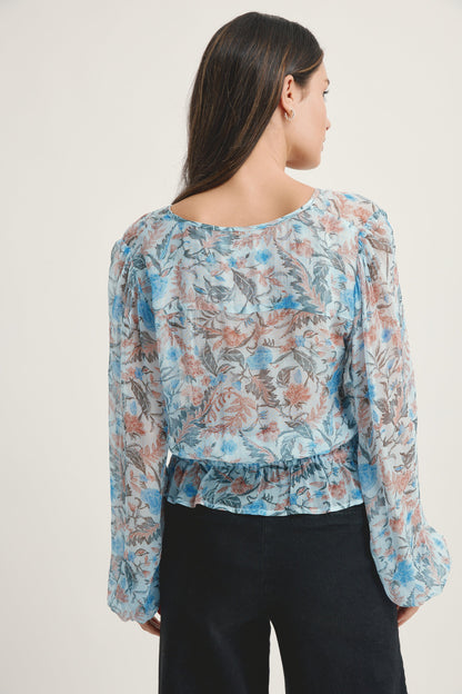 Joan Button Front Blouse