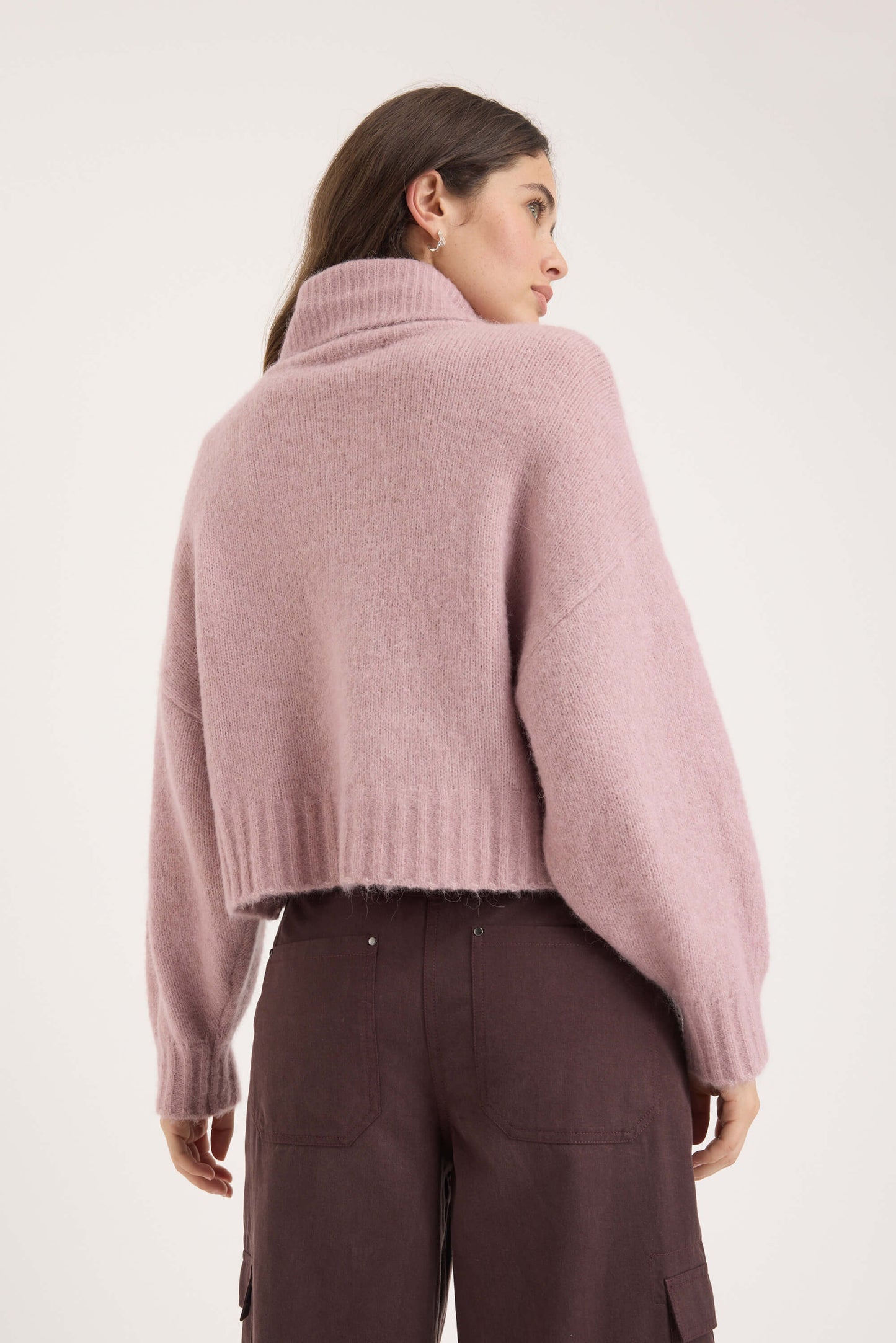 Kate Luxe Whisper Roll Neck Sweater