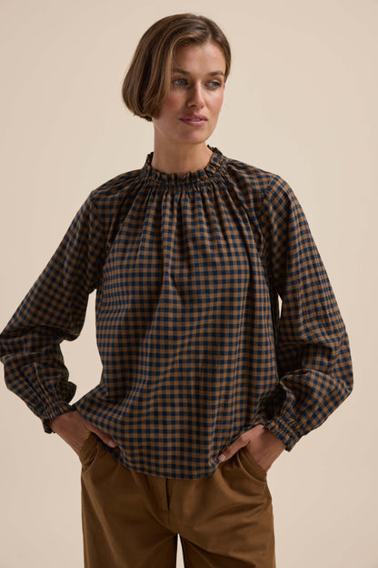The Frill Detail Long Sleeve Blouse