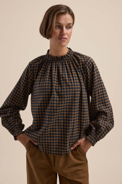 The Frill Detail Long Sleeve Blouse