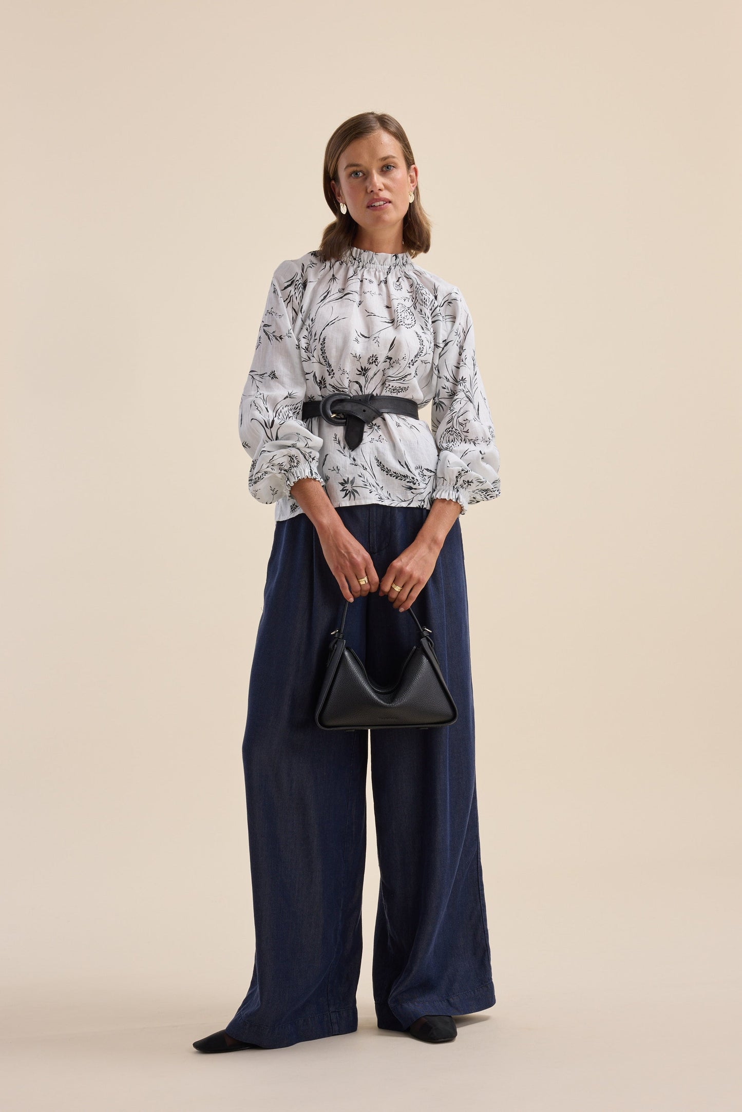 The Frill Detail Long Sleeve Blouse