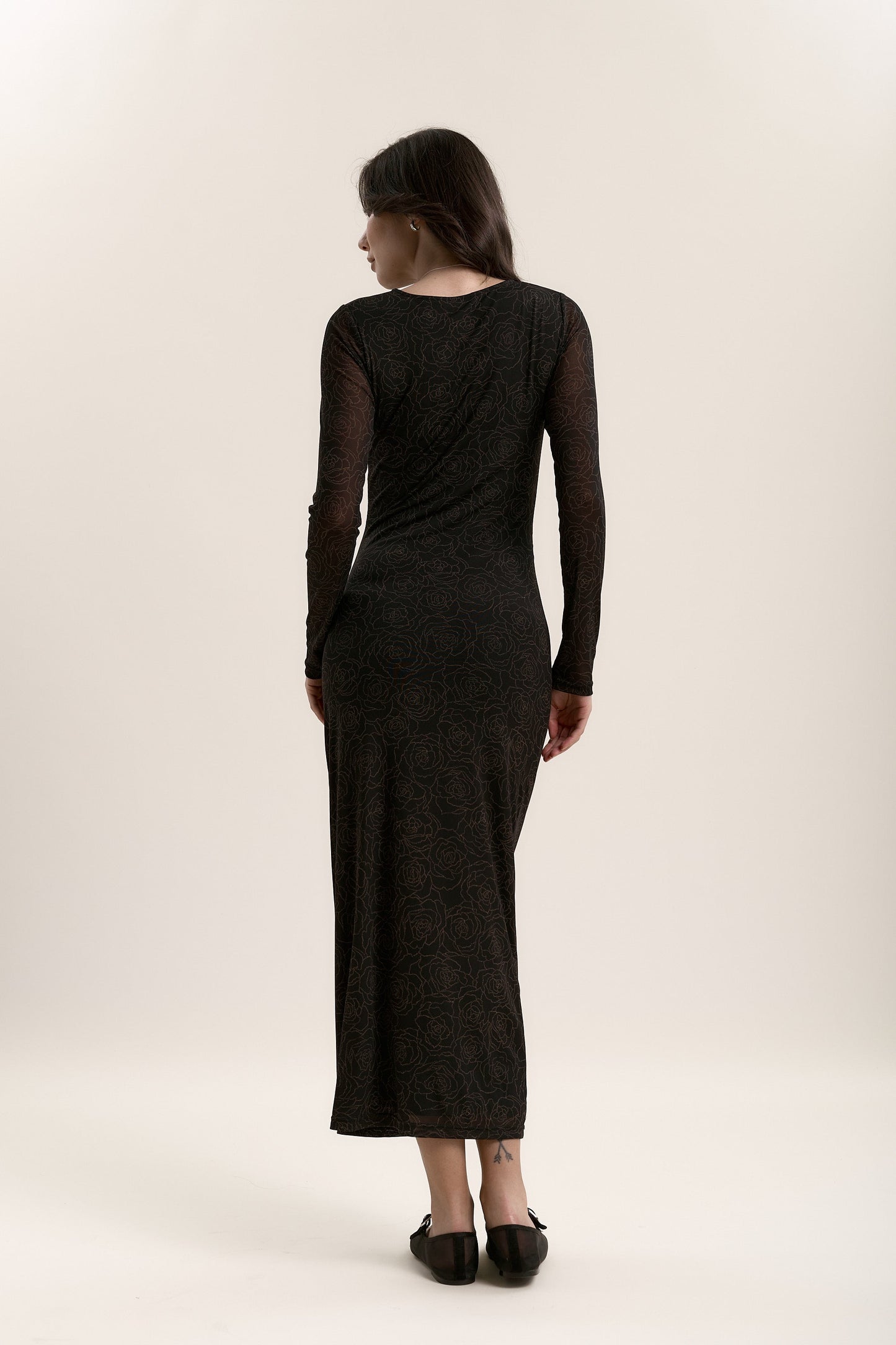 Samara Long Sleeve Mesh Dress