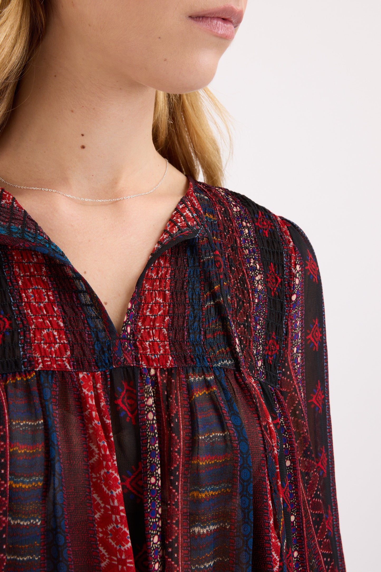 Lorelai Shirred Detail Blouse
