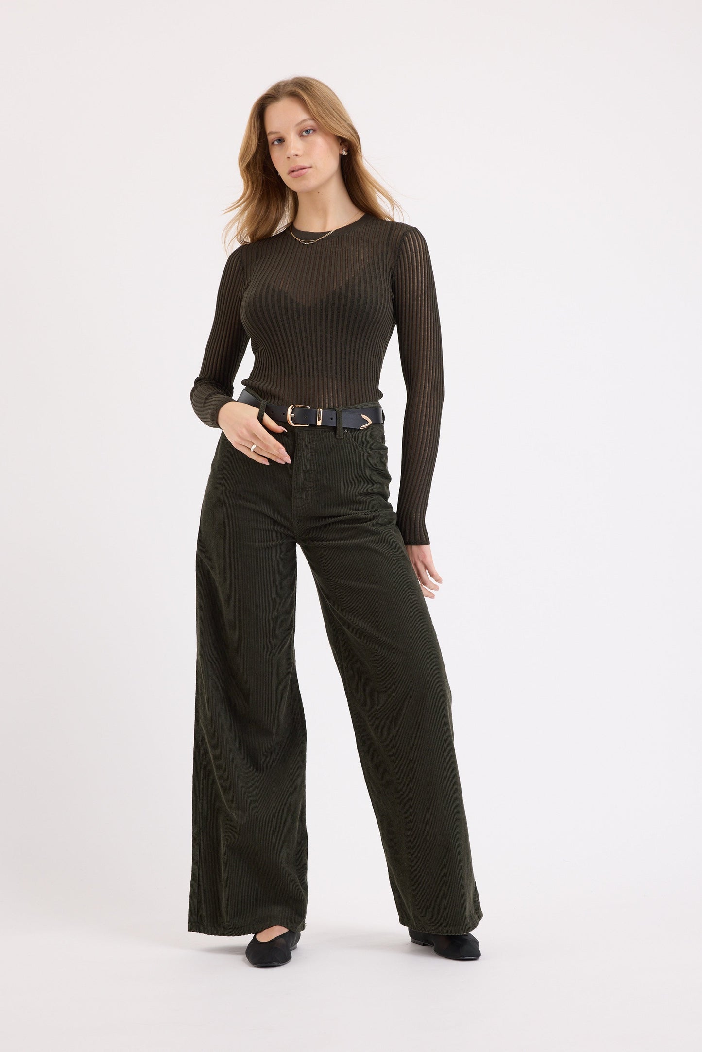 Lola Ladder Knit Layering Top