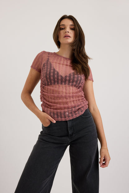 Evelyn Lace Top