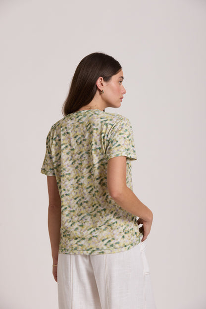 Kelly Tie Dye Detail Tee