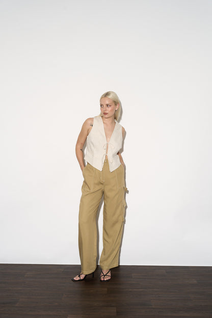 Martinez Tie Front Vest